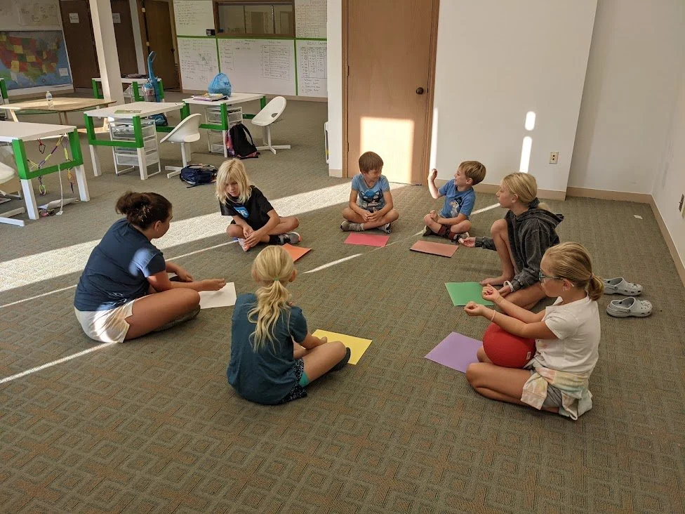 Learners at private school in Columbus, OH collaborating