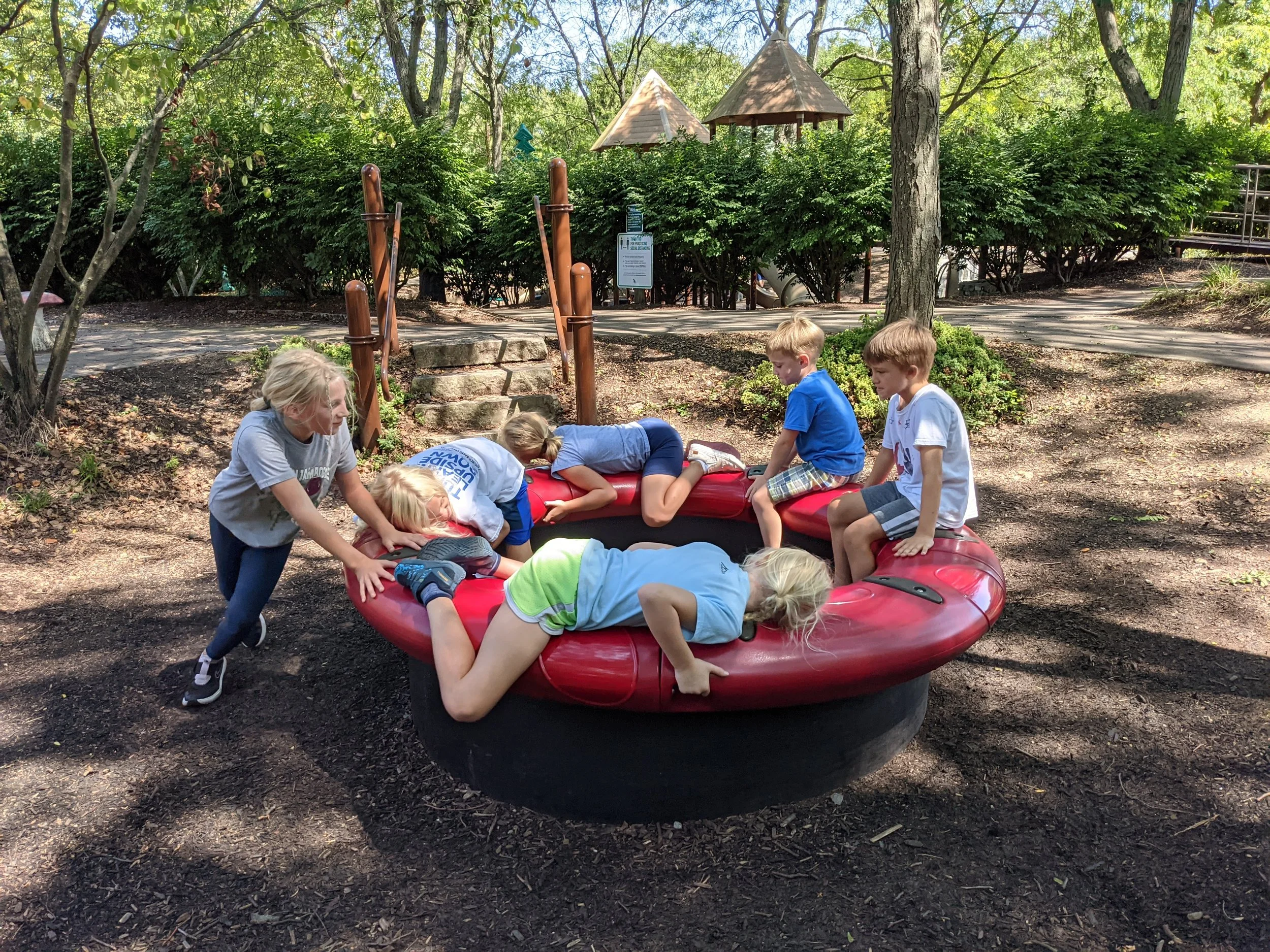 Students play at Coffman Park