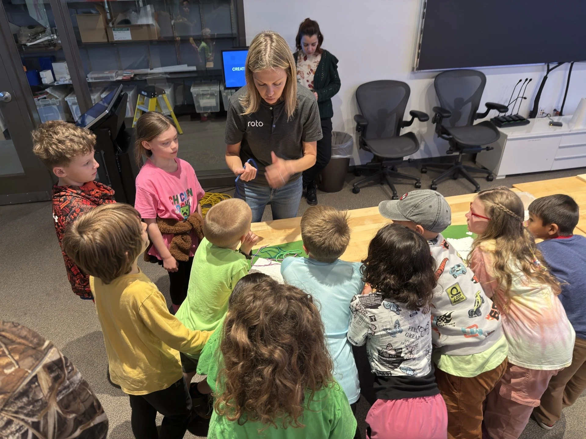 Learners at Acton Academy Columbus (Microschool in Dublin, OH) at Roto in Dublin, Ohio