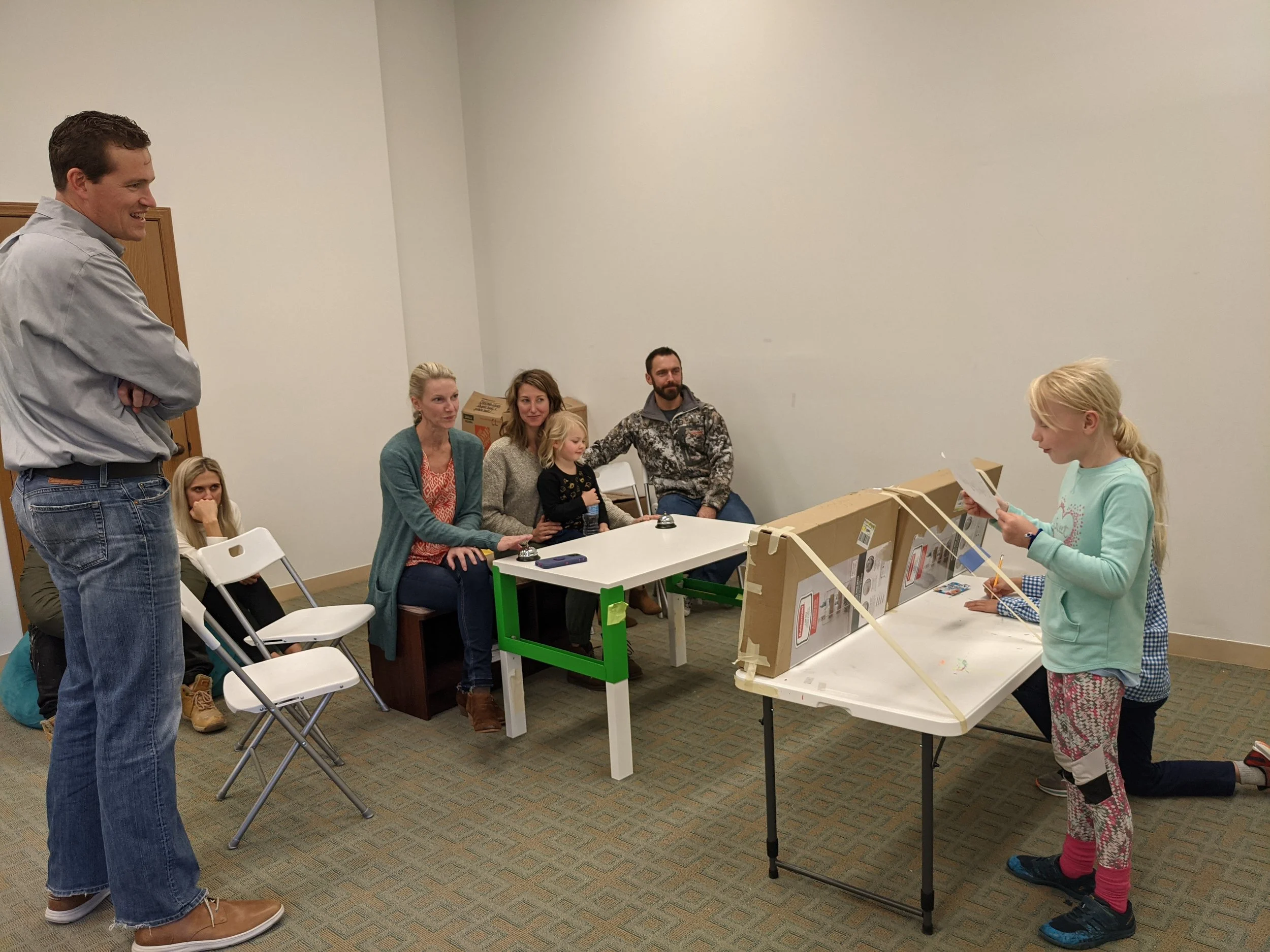 Student presentation at Private School