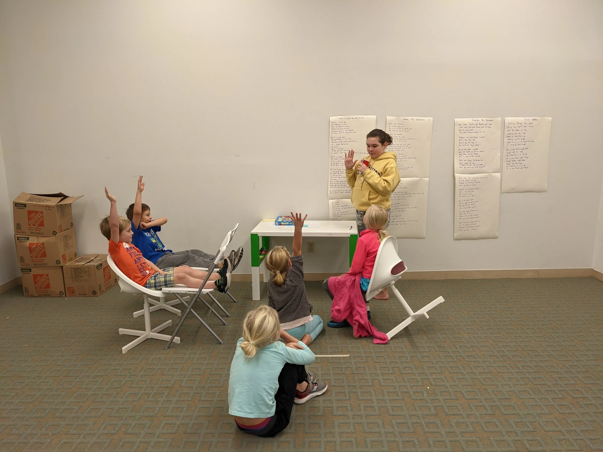 Self-Directed Learning in display as students solve problems