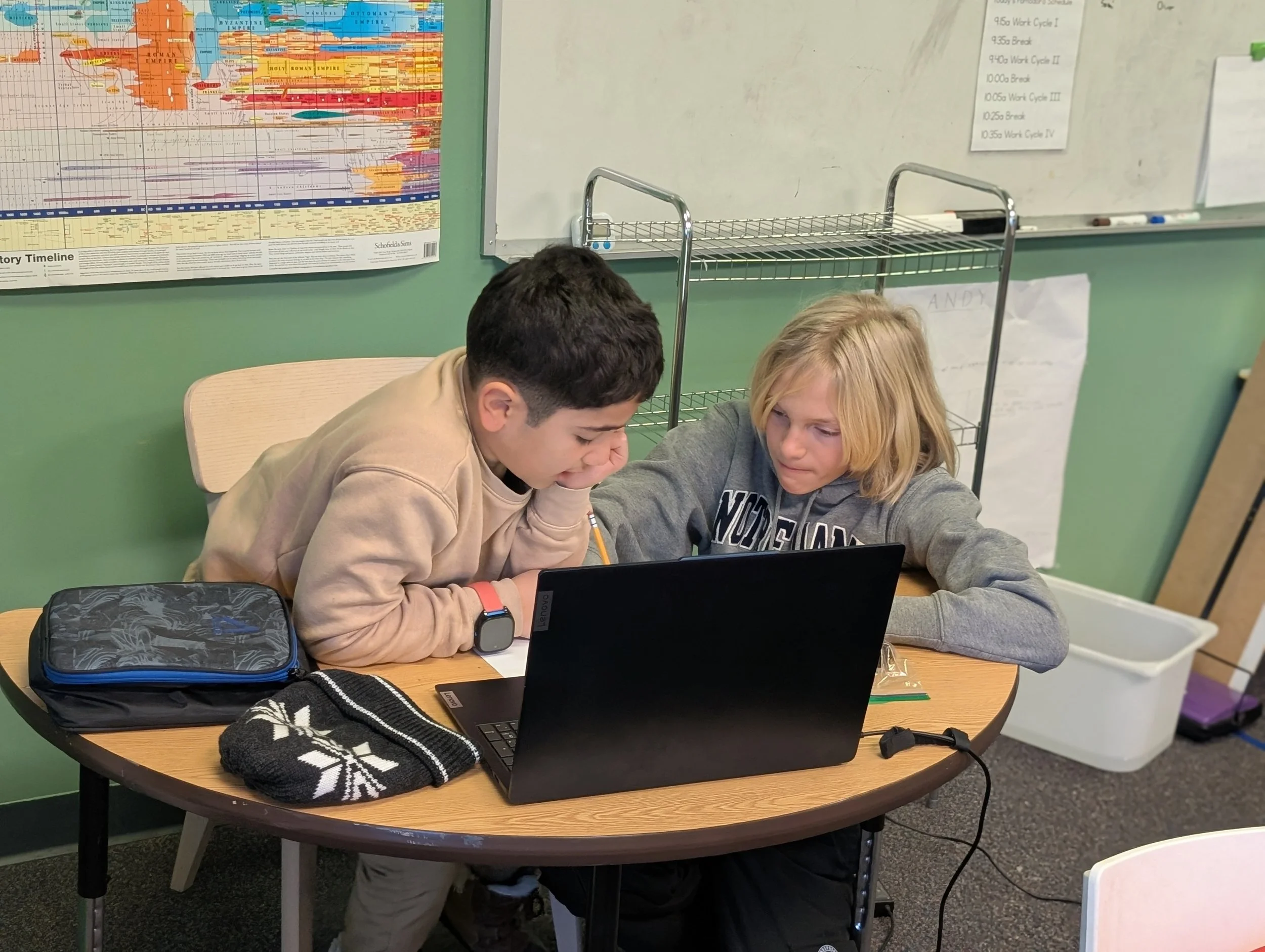 Peer-to-peer learning at Acton Academy Columbus