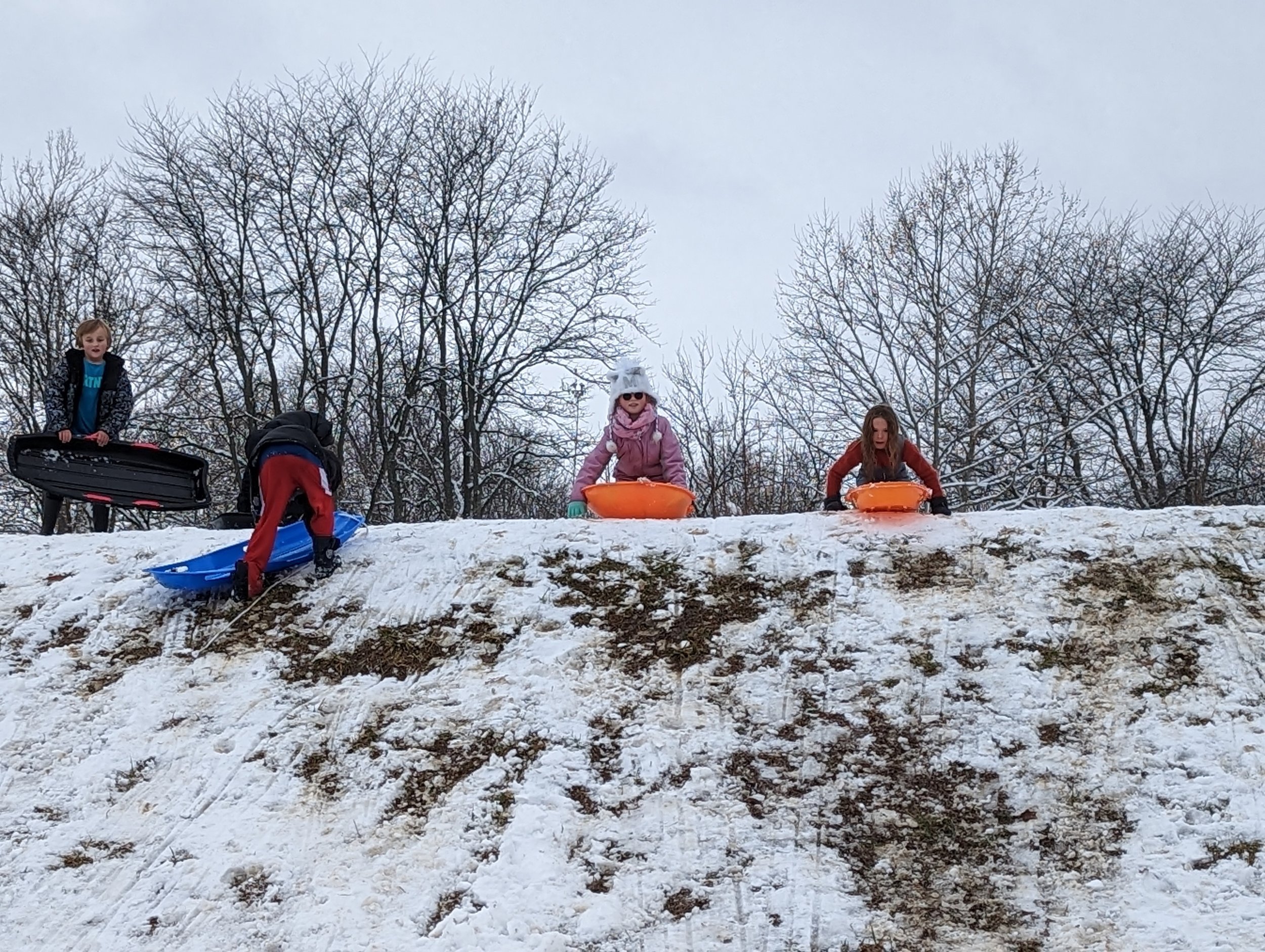 Outdoor play at private, waldorf-inspired school (Acton Academy) in Dublin, OH