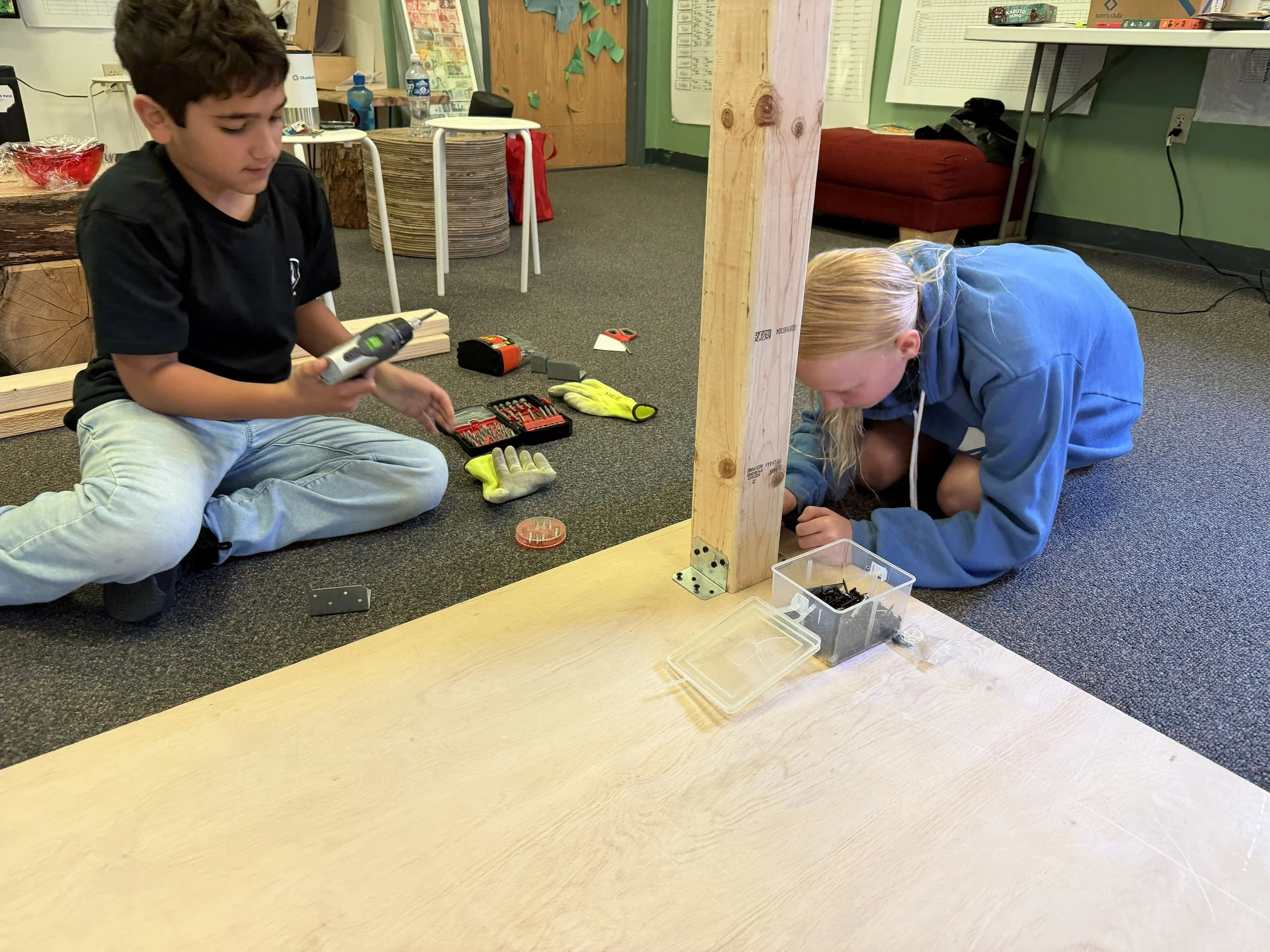 Learner-Driven project - Woodworking at Acton Academy Columbus (Dublin, OH)