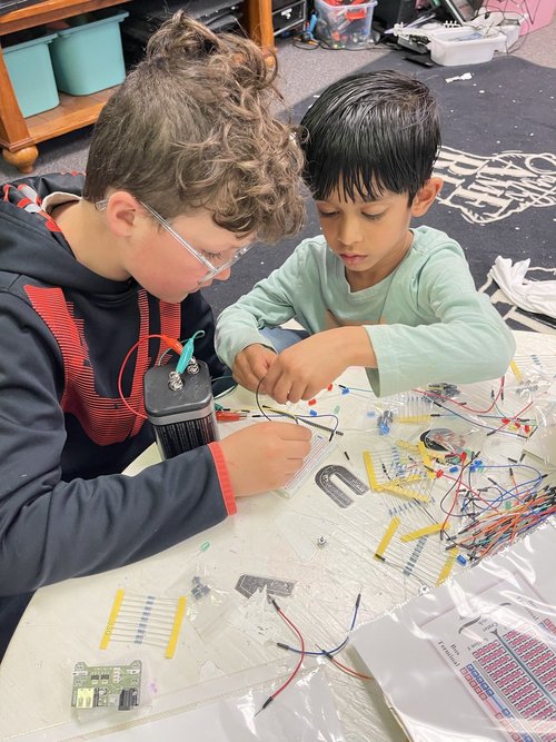 Breadboard electric house project